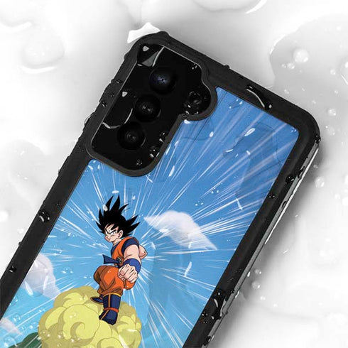 Dragon Ball Z Goku and Nimbus Galaxy S24 Plus Waterproof Case